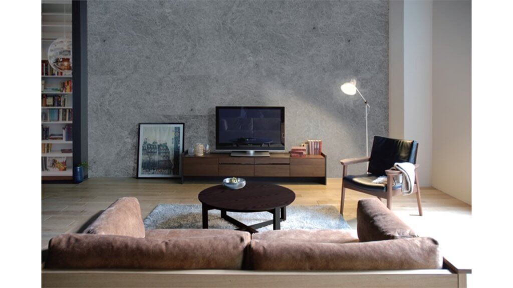 ウォールナットとグレーのモダンなテレビボードのご紹介 – 富士家具